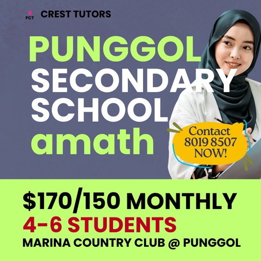 Upper Secondary Advanced Math (Punggol)