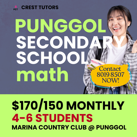 Lower Secondary Math (Punggol)