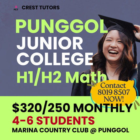 Junior College H1/H2 Math (Punggol)